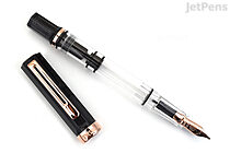 TWSBI ECO Smoke Rose Gold Fountain Pen - 1.1 mm Stub Nib - Limited Edition - TWSBI M7448010