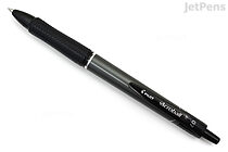 Pilot Acroball T Ballpoint Pen - 0.7 mm - Metallic Black Body - Black Ink - PILOT BAB-15FT-MB