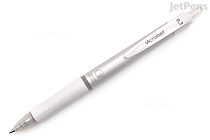 Pilot Acroball T Ballpoint Pen - 0.3 mm - White Pearl Body - Black Ink - PILOT BAB-15MFT-WB