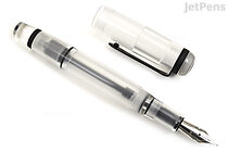 Opus 88 Omar Fountain Pen - Clear Demonstrator - Flex Fine Nib - OPUS 88 96087618-FL-F