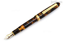 Platinum 3776 Century Fountain Pen - Celluloid - Tortoise - 14k Medium Nib - PLATINUM PTB-35000S 62-M