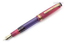 Sailor Pro Gear Slim Manyo Fountain Pen Set - Rabbit Ear Iris (Akebi/Kakitsubata) - 14k Medium Nib - Limited Edition - SAILOR 10-2559-450