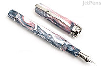 Visconti Voyager Fountain Pen - Mariposa Painted Beauty - 18k Fine Nib - VISCONTI KP49-02-FP F