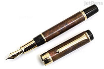 Sailor CYLINT Fountain Pen - Hanmon-Kujyaku (Brown Patina) - 21k Fine Nib - SAILOR 10-5055-288