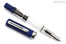 TWSBI ECO Dark Sapphire Fountain Pen - 1.1 mm Stub Nib - Limited Edition - TWSBI M7449990