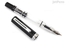 TWSBI ECO Black Fountain Pen - 1.1 mm Stub Nib - TWSBI M7444320